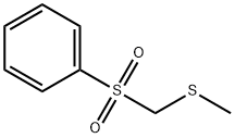 METHYLTHIOMETHYL PHENYL SULFONE 구조식 이미지