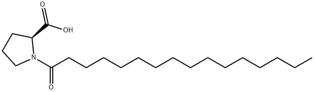 1-(1-Oxohexadecyl)-L-proline Structure