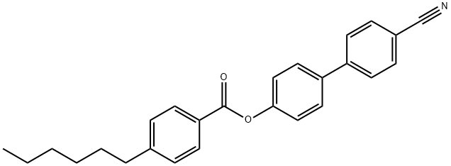4'-циано-4-бифенилил 4-н-hexylbenzoate структурированное изображение