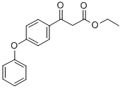 3-OXO-3-(4-PHENOXY-PHENYL)-PROPIONIC ACID ETHYL ESTER Structure