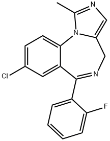 Midazolam 구조식 이미지