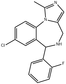 5,6-Dihydro Midazolam Structure