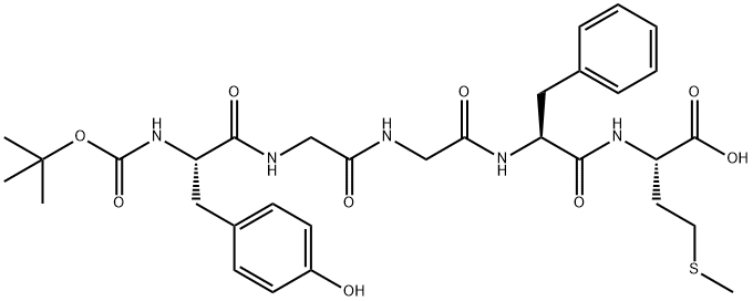 BOC-MET-ENKEPHALIN Structure