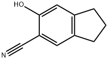 1H-Indene-5-carbonitrile, 2,3-dihydro-6-hydroxy- (9CI) 구조식 이미지