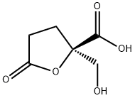 2-Furancarboxylicacid,tetrahydro-2-(hydroxymethyl)-5-oxo-,(2R)-(9CI) 구조식 이미지