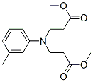 N,N-Bis-(2-methoxycarbonylethyl)-m-toluidine Structure