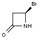 2-Azetidinone,4-bromo-,(4R)-(9CI) Structure