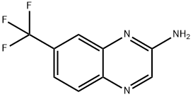 2-Amino-7-trifluoromethylquinoxaline Structure