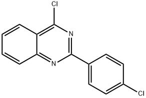4-CHLORO-2-(4-CHLORO-PHENYL)-QUINAZOLINE 구조식 이미지