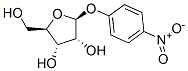 .베타.-D-리보푸라노시드,4-니트로페닐 구조식 이미지