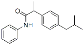 2-(4-Isobutylphenyl)-2-methylacetanilide Structure