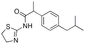 N-(4,5-디히드로티아졸-2-일)-2-(4-이소부틸페닐)프로피온아미드 구조식 이미지