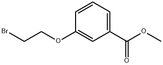 METHYL 3-(2-BROMOETHOXY)BENZENECARBOXYLATE Structure