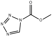 1H-Tetrazole-1-carboxylic acid, methyl ester (9CI) Structure