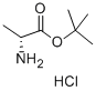 D-Alanine tert-butyl ester hydrochloride 구조식 이미지