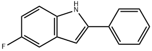 1H-인돌,5-FLUORO-2-PHENYL- 구조식 이미지