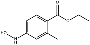 Benzoic acid, 4-(hydroxyamino)-2-methyl-, ethyl ester (9CI) Structure