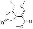 3-Furanaceticacid,2-ethyltetrahydro-alpha-(methoxymethylene)-5-oxo-,methylester,(alphaE,2R,3R)-(9CI) Structure