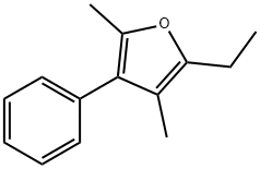 Furan, 2-ethyl-3,5-dimethyl-4-phenyl- (9CI) Structure