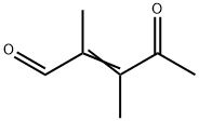 2-Pentenal, 2,3-dimethyl-4-oxo- (9CI) Structure