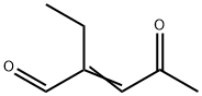 2-Pentenal, 2-ethyl-4-oxo- (9CI) Structure