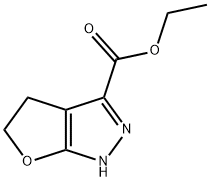 ethyl 4,5-dihydro-1H-furo[2,3-c]pyrazole-3-carboxylate Structure