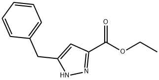 1H-Pyrazole-3-carboxylic acid, 5-(phenylMethyl)-, ethyl ester Structure