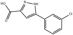 595610-50-7 5-(3-CHLOROPHENYL)-1H-PYRAZOLE-3-CARBOXYLIC ACID