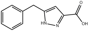 1H-Pyrazole-3-carboxylic acid, 5-(phenylMethyl)- Structure