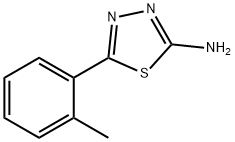 2-아미노-5-(O-TOLYL)-1,3,4-티아디아졸 구조식 이미지