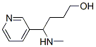 4-(N-Methylamino)-4-(3-pyridyl)butane-1-ol Structure