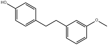 4-Hydroxy-3'-methoxybibenzyl Structure