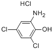 2-amino-4,6-dichlorophenol hydrochloride  Structure