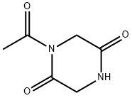 2,5-Piperazinedione,1-acetyl-(6CI,9CI) Structure