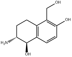 5-hydroxymethyl-6-hydroxy-2-isopropylamino-1,2,3,4-tetrahydronaphthalene-1-ol Structure