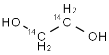 ETHYLENE GLYCOL, [1,2-14C] Structure