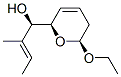 2H-Pyran-2-methanol,6-ethoxy-5,6-dihydro-alpha-[(1E)-1-methyl-1-propenyl]-,(alphaR,2R,6S)-(9CI) Structure
