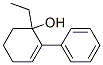 2-Cyclohexen-1-ol,1-ethyl-2-phenyl-,(-)-(9CI) Structure