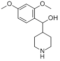 ALPHA-(2,4-DIMETHOXYPHENYL)-4-PIPERIDINEMETHANOL 구조식 이미지