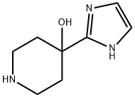 4-Piperidinol,  4-(1H-imidazol-2-yl)- Structure