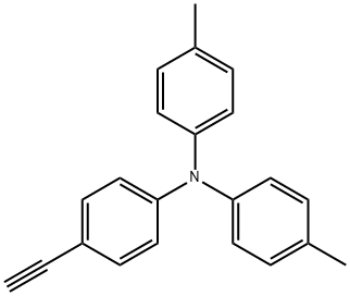 (4-Ethynylphenyl)-di-p-tolylamine Structure