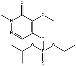 pyridathion Structure