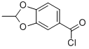 1,3-벤조디옥솔-5-카르보닐클로라이드,2-메틸-(9CI) 구조식 이미지