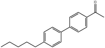 4-ACETYL-4'-N-PENTYLBIPHENYL Structure