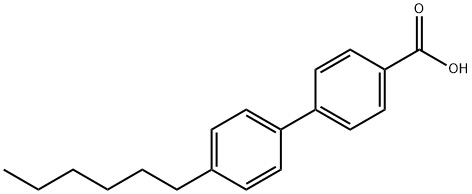 4'-н-Hexylbiphenyl-4-карбоновой кислоты структурированное изображение