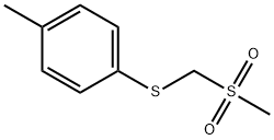 METHYLTHIOMETHYL P-TOLYL SULFONE Structure