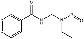 N-((에틸니트로소아미노)메틸)벤즈아미드 구조식 이미지