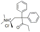 (R)-dimethyl(1-methyl-4-oxo-3,3-diphenylhexyl)ammonium chloride Structure