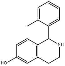 6-Isoquinolinol,1,2,3,4-tetrahydro-1-(2-methylphenyl)-(9CI) 구조식 이미지