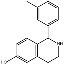 6-Isoquinolinol,1,2,3,4-tetrahydro-1-(3-methylphenyl)-(9CI) 구조식 이미지